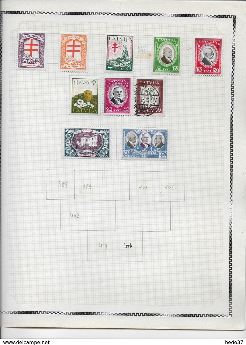 Lettonie - Collection Vendue Page Par Page - Timbres Neufs */oblitérés - TB - Lettonie