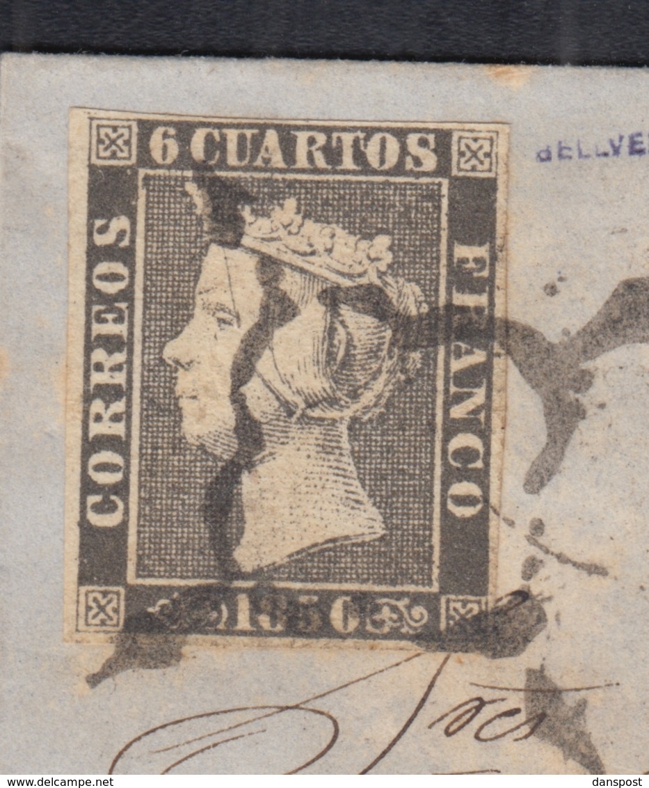 Spanien Espana Falthülle 1850 San Sebastian Nach Bilbao - Storia Postale