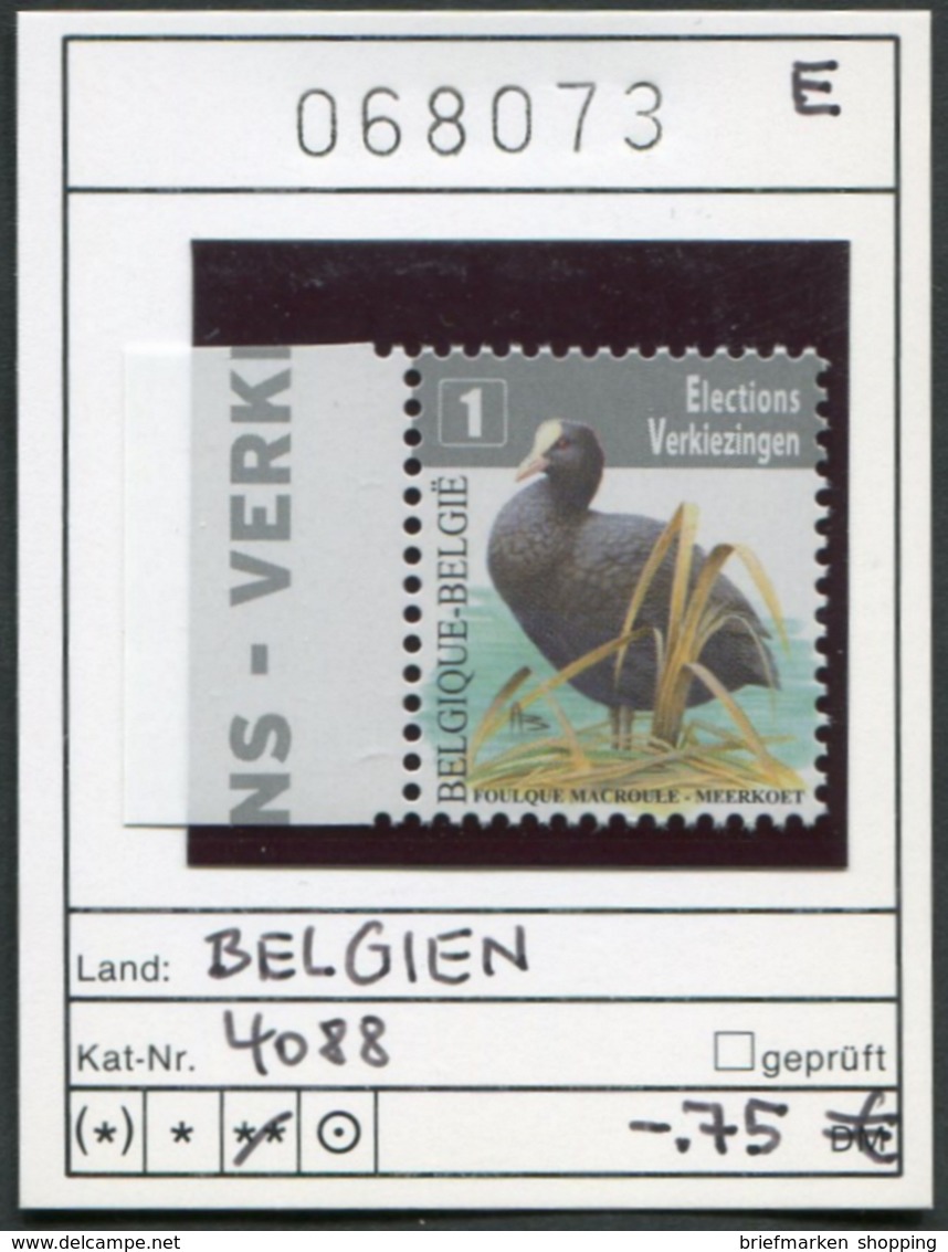 Buzin - Belgien - Belgique - Belgie - Belgium - COB 4042 -  Michel 4088 - Blässhuhn  - ** Mnh Neuf Postfris - 1985-.. Pájaros (Buzin)