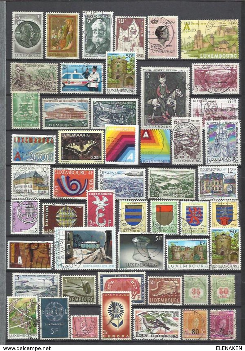 G550-SELLOS LUXEMBURGO SIN TASAR,BUENOS VALORES,VEAN ,FOTO REAL.LUXEMBOURG STAMPS WITHOUT TASAR, GOOD VALUES, SEE, REAL - Collections