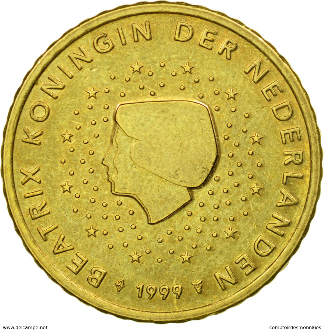 Pays-Bas, 50 Euro Cent, 1999, TTB, Laiton, KM:239 - Pays-Bas