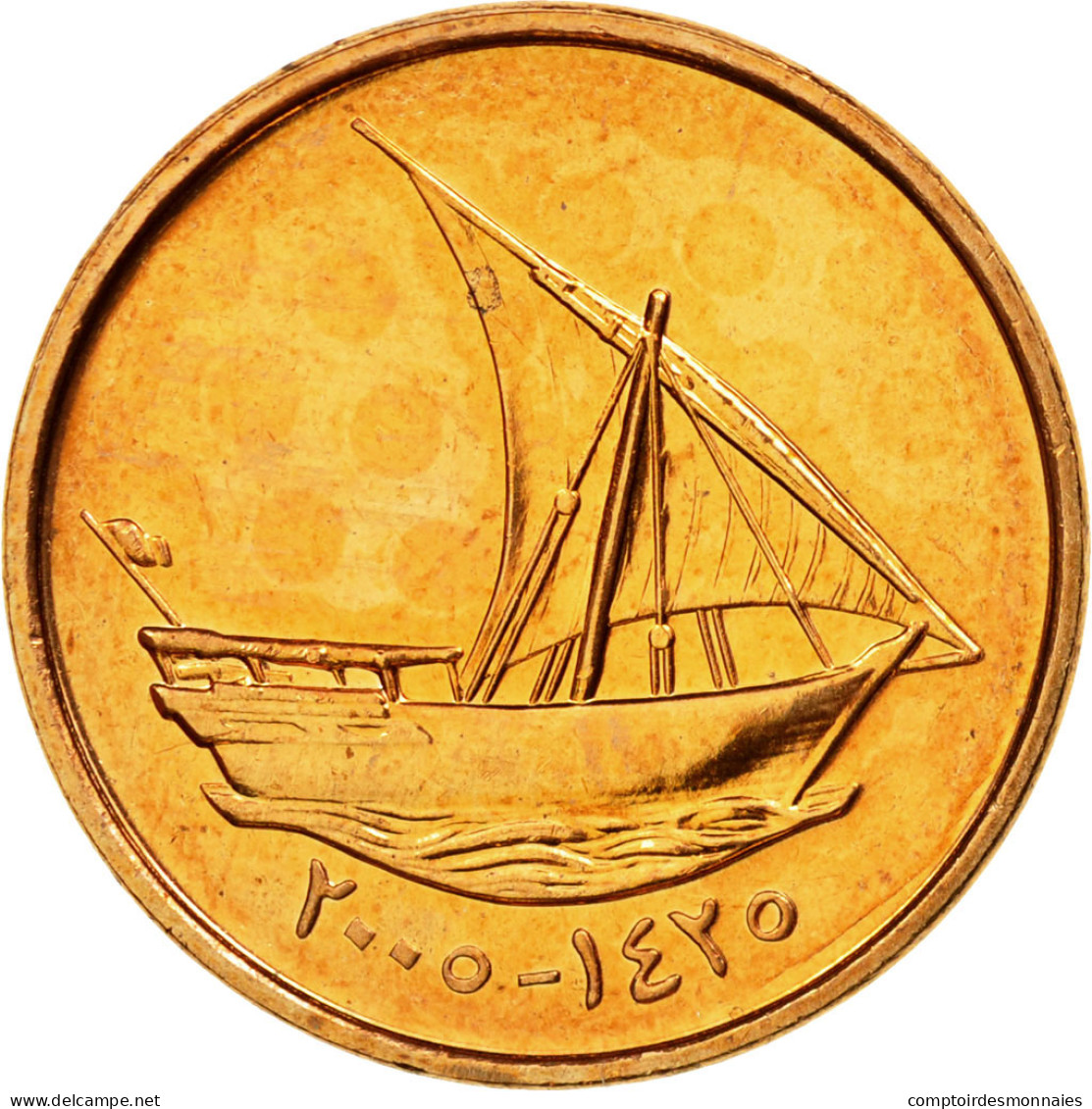 Monnaie, United Arab Emirates, 10 Fils, 2005, British Royal Mint, SUP, Bronze - United Arab Emirates