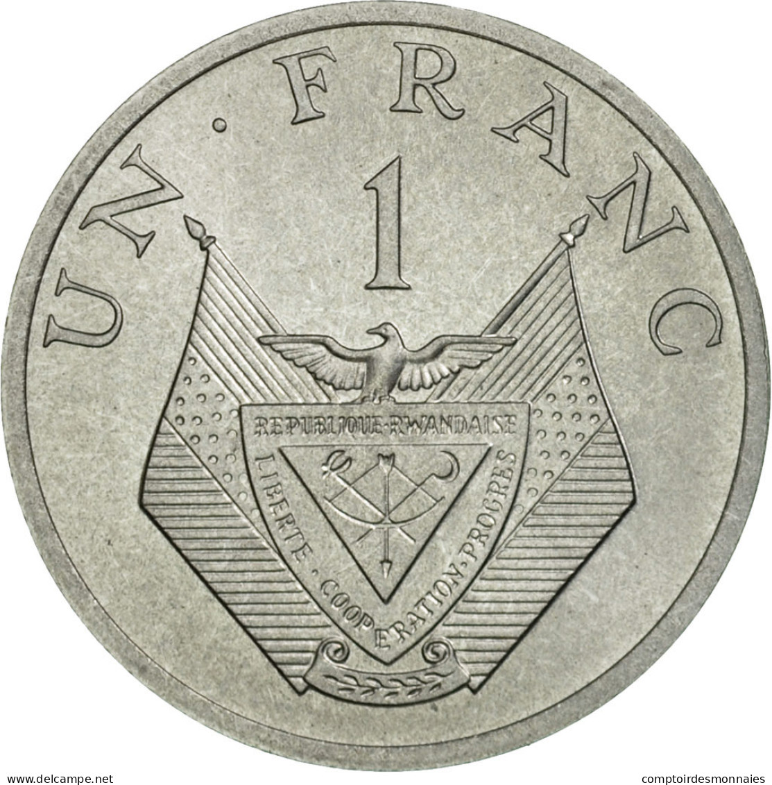 Monnaie, Rwanda, Franc, 1977, Paris, ESSAI, FDC, Aluminium, KM:E4 - Rwanda