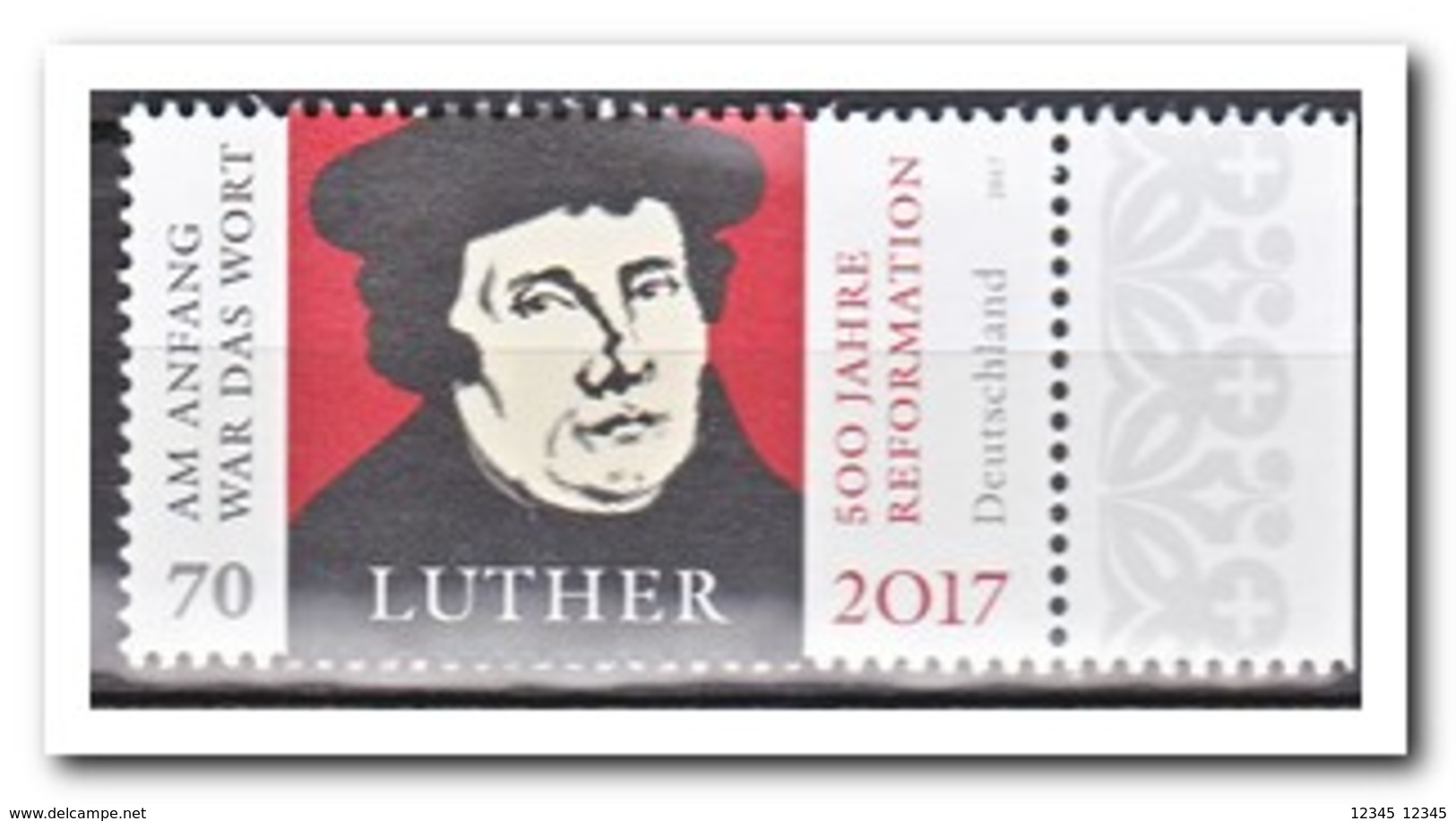 Duitsland 2017, Postfris MNH, MI 3300, Luther - Nuevos