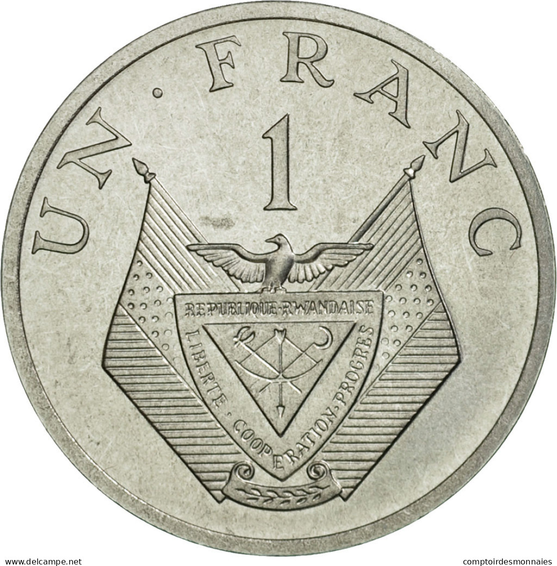 Monnaie, Rwanda, Franc, 1977, Paris, ESSAI, FDC, Aluminium, KM:E4 - Rwanda
