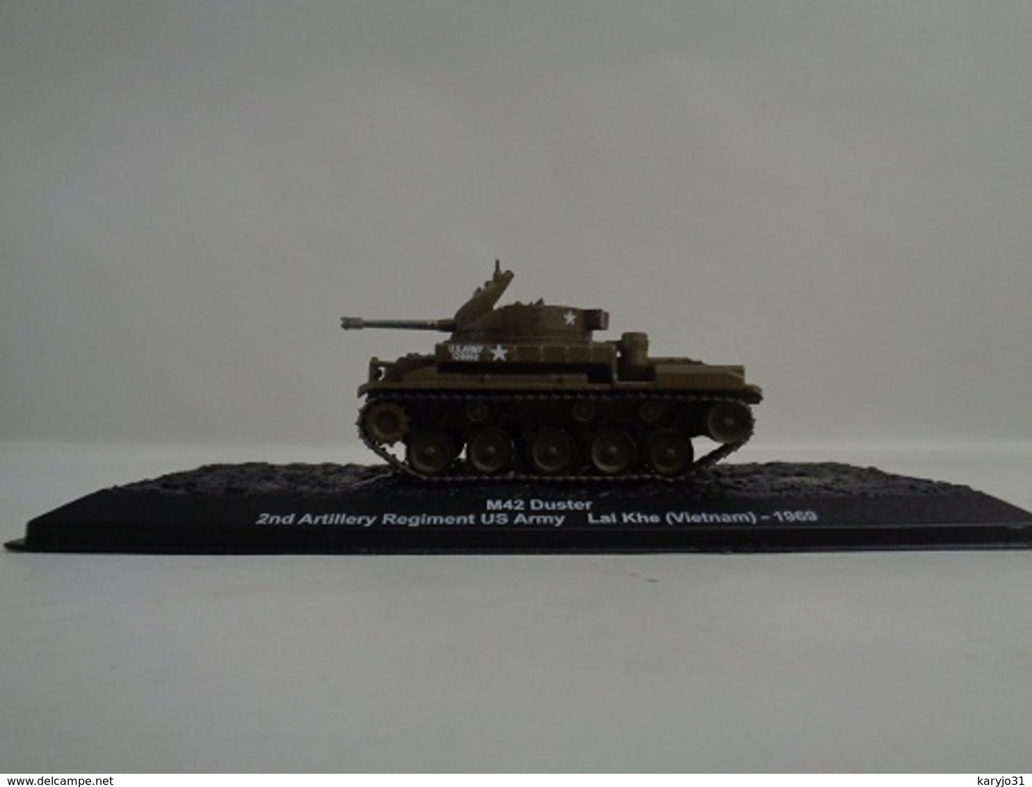 Véhicule  M42 DUSTER - 2nd Artillery Régiment US Army   Lai Khe ( Viet Nam ) 1969 1/72- Neuf - Altaya - Autres & Non Classés