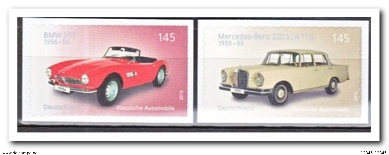 Duitsland 2015, Postfris MNH, MI 3147-48, Classic Cars - Ongebruikt