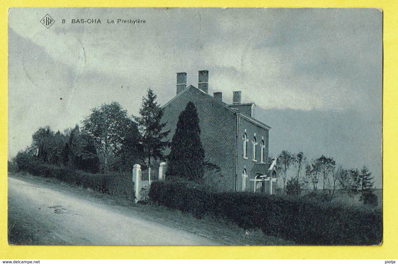 * Bas Oha (Wanze - Liège - La Wallonie) * (SBP, Nr 8) Le Presbytere, Pastorij, TOP, Unique, Prachtkaart, Rare, Zeldzaam - Wanze