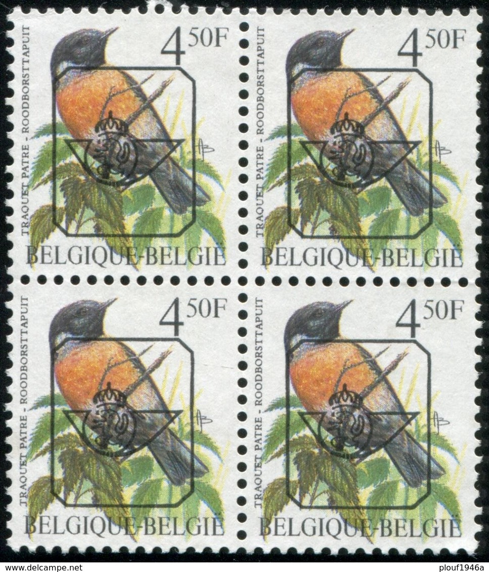 COB  Typo  825 Bloc De 4 - Tipo 1986-96 (Uccelli)