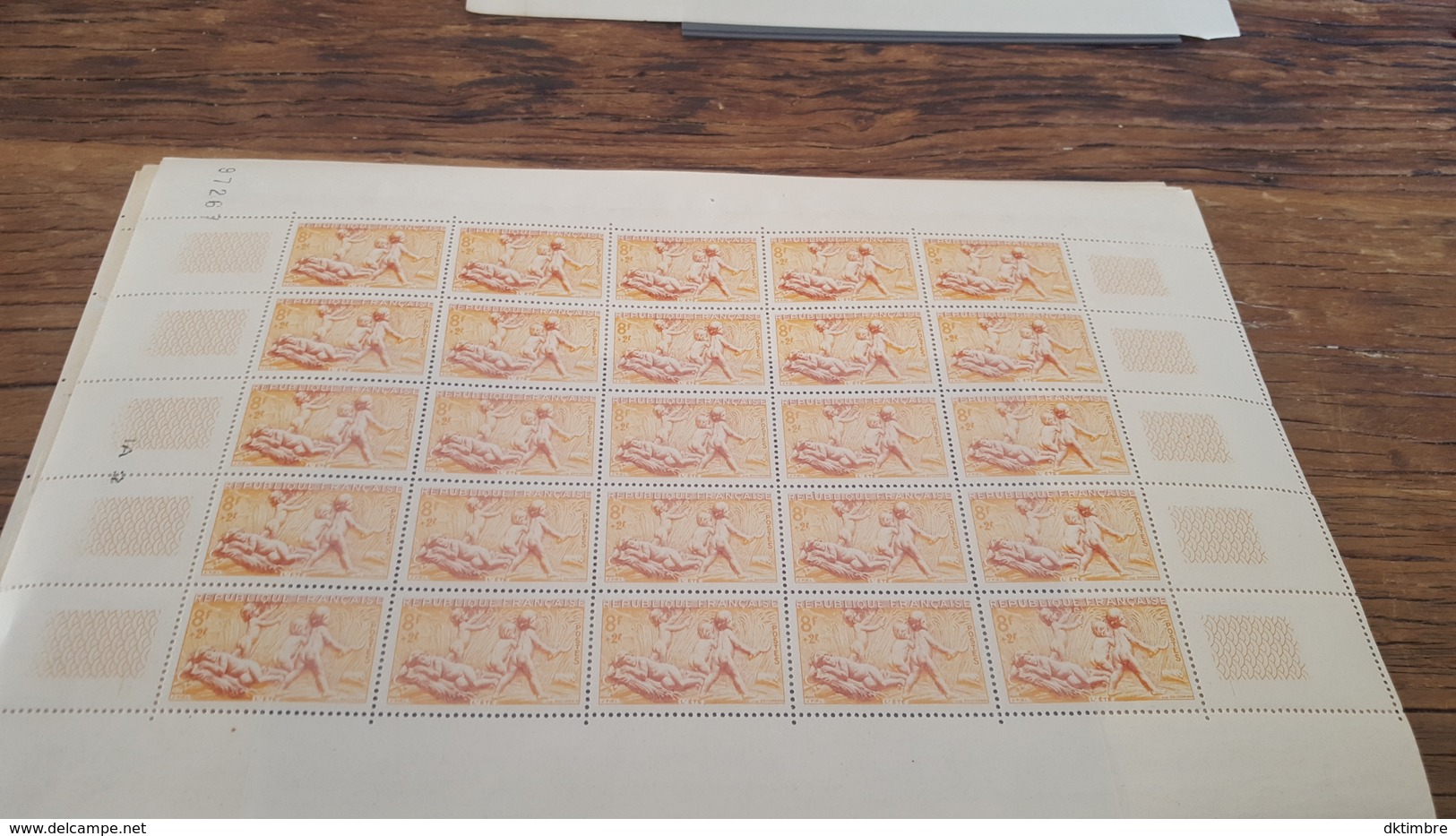 LOT 418764 TIMBRE DE FRANCE NEUF** LUXE FEUILLE N°860 VALEUR 75 EUROS BLOC - Ganze Bögen