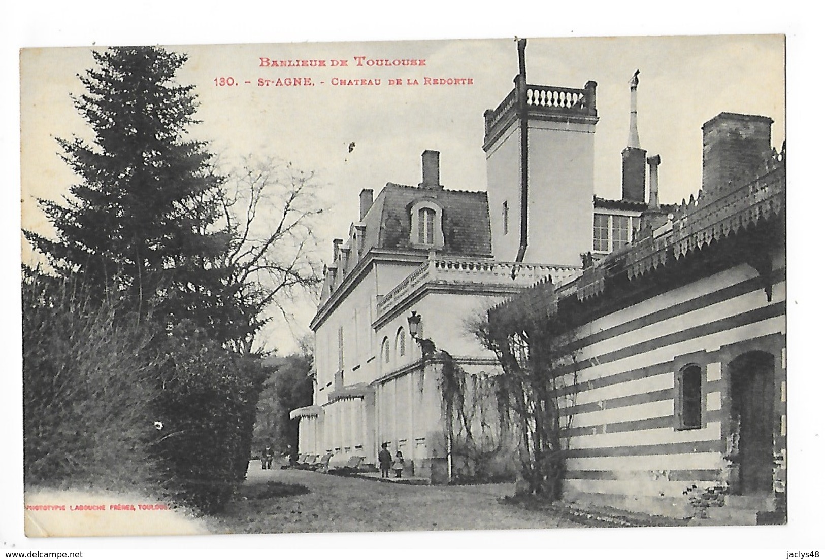 St AGNE  (cpa 31)  Banlieu De TOULOUSE - Château De La Redorte  ## RARE ##  - L 1 - Other & Unclassified