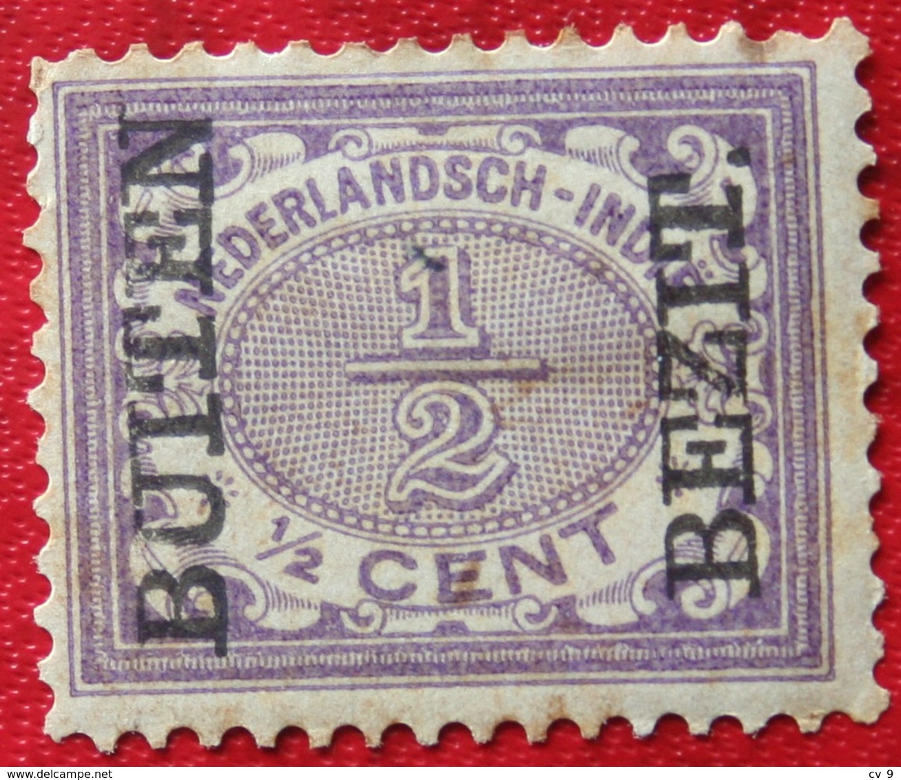 1/2 Ct Overprint Buiten Bezit NVPH 81 1902 - 1908 Ongebruikt / MH NEDERLAND INDIE / DUTCH INDIES - Niederländisch-Indien