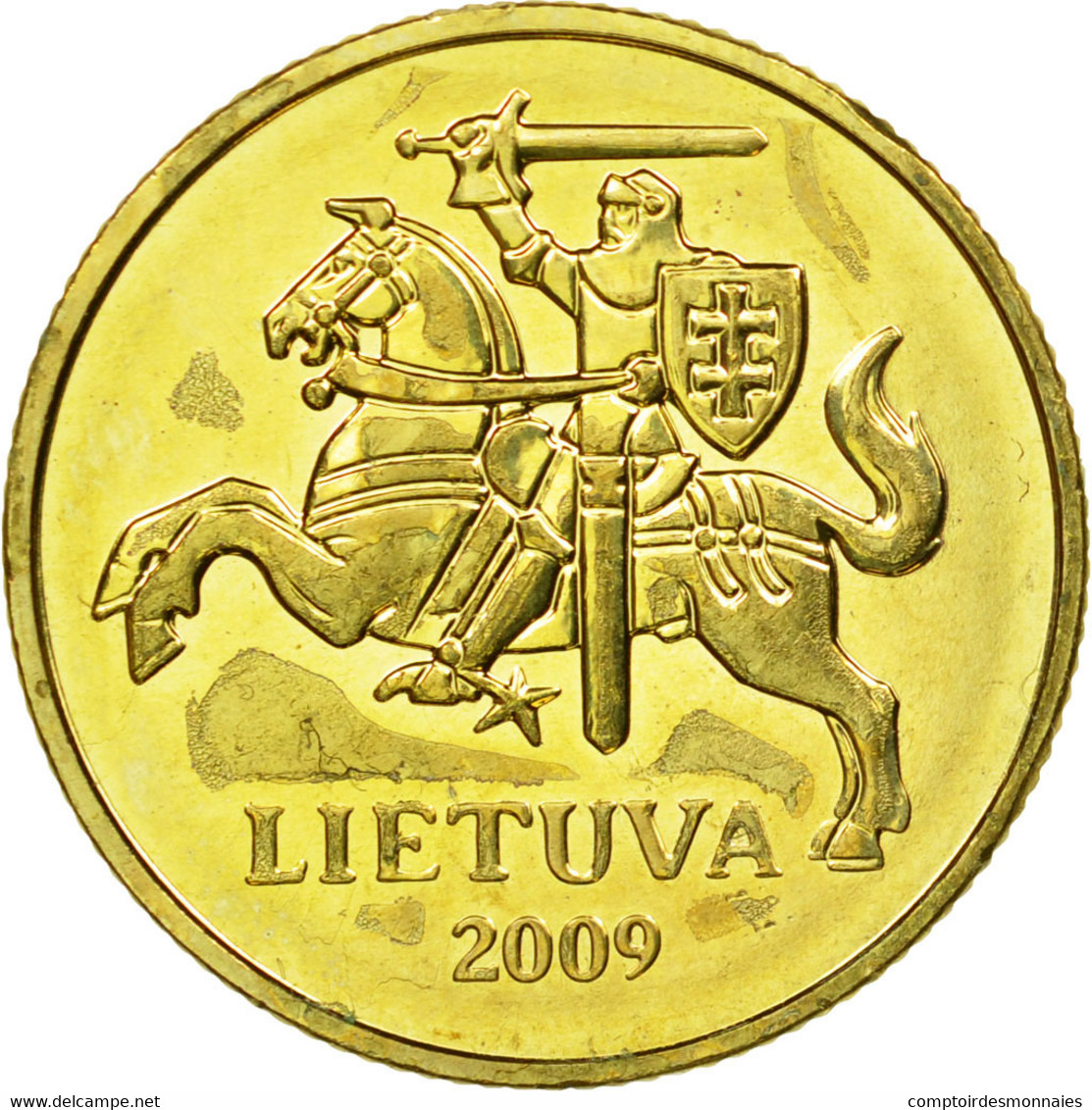 Monnaie, Lithuania, 20 Centu, 2009, TTB, Nickel-brass, KM:107 - Litauen