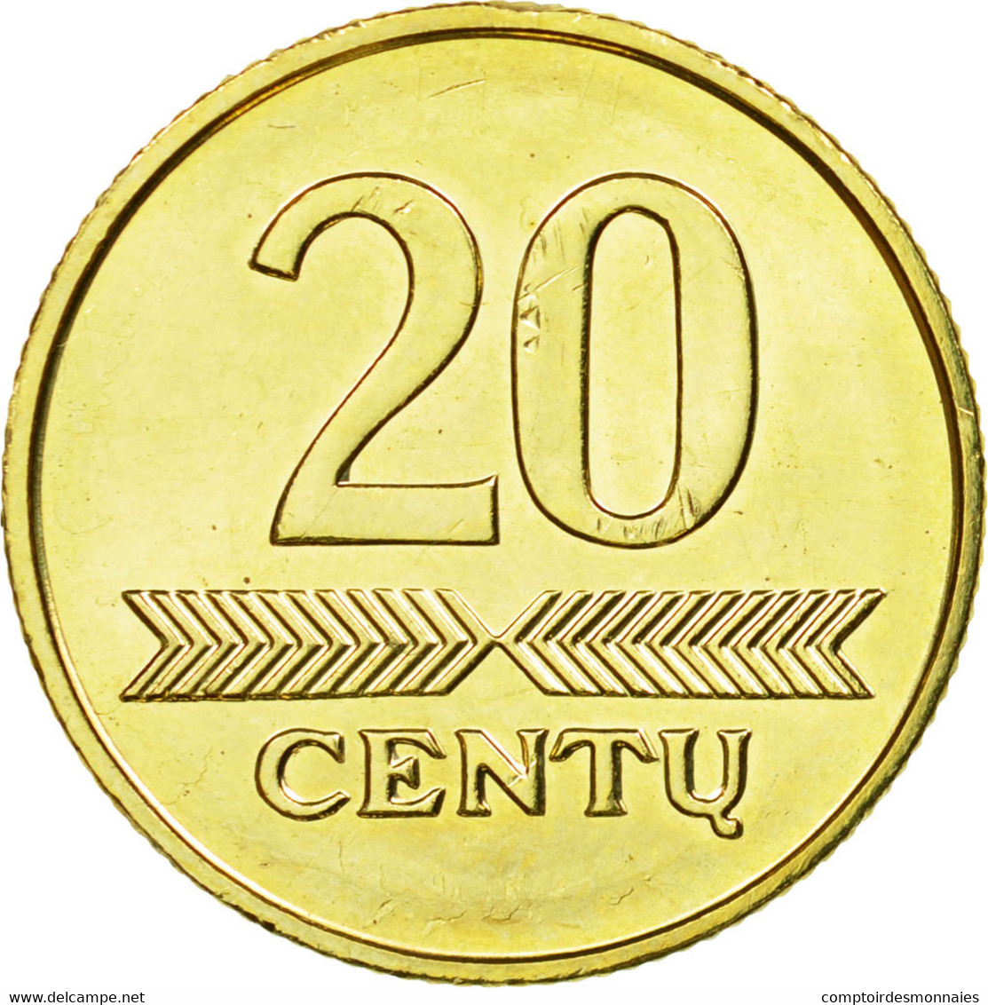 Monnaie, Lithuania, 20 Centu, 2009, TTB, Nickel-brass, KM:107 - Lituanie