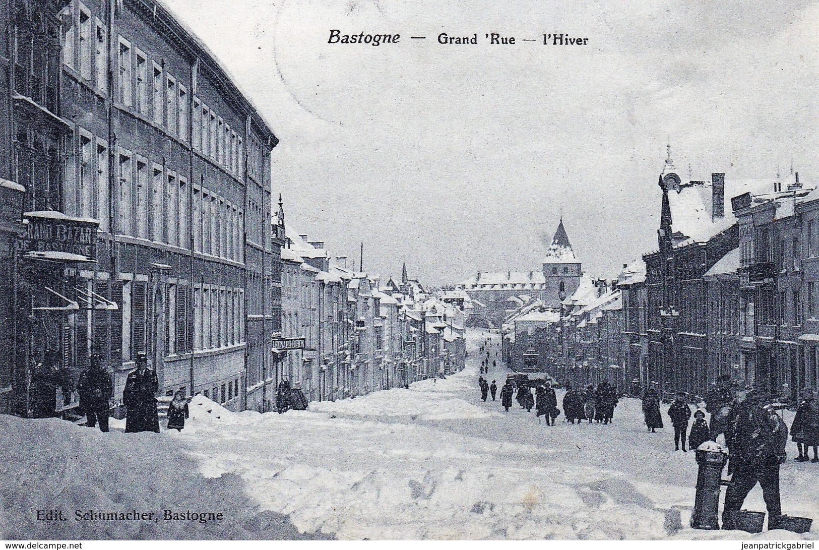 Bastogne Grand Rue  L Hiver - Bastogne