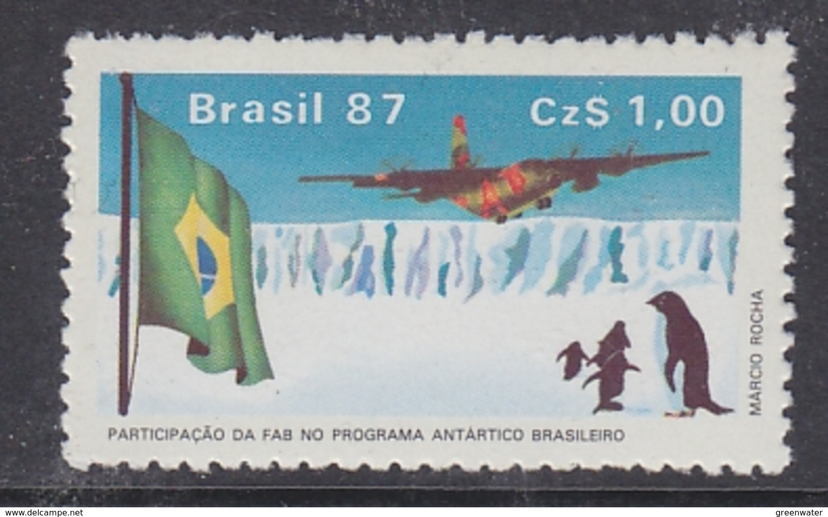 Brazil 1987 Antarctica 1v ** Mnh (40914D) - Ongebruikt