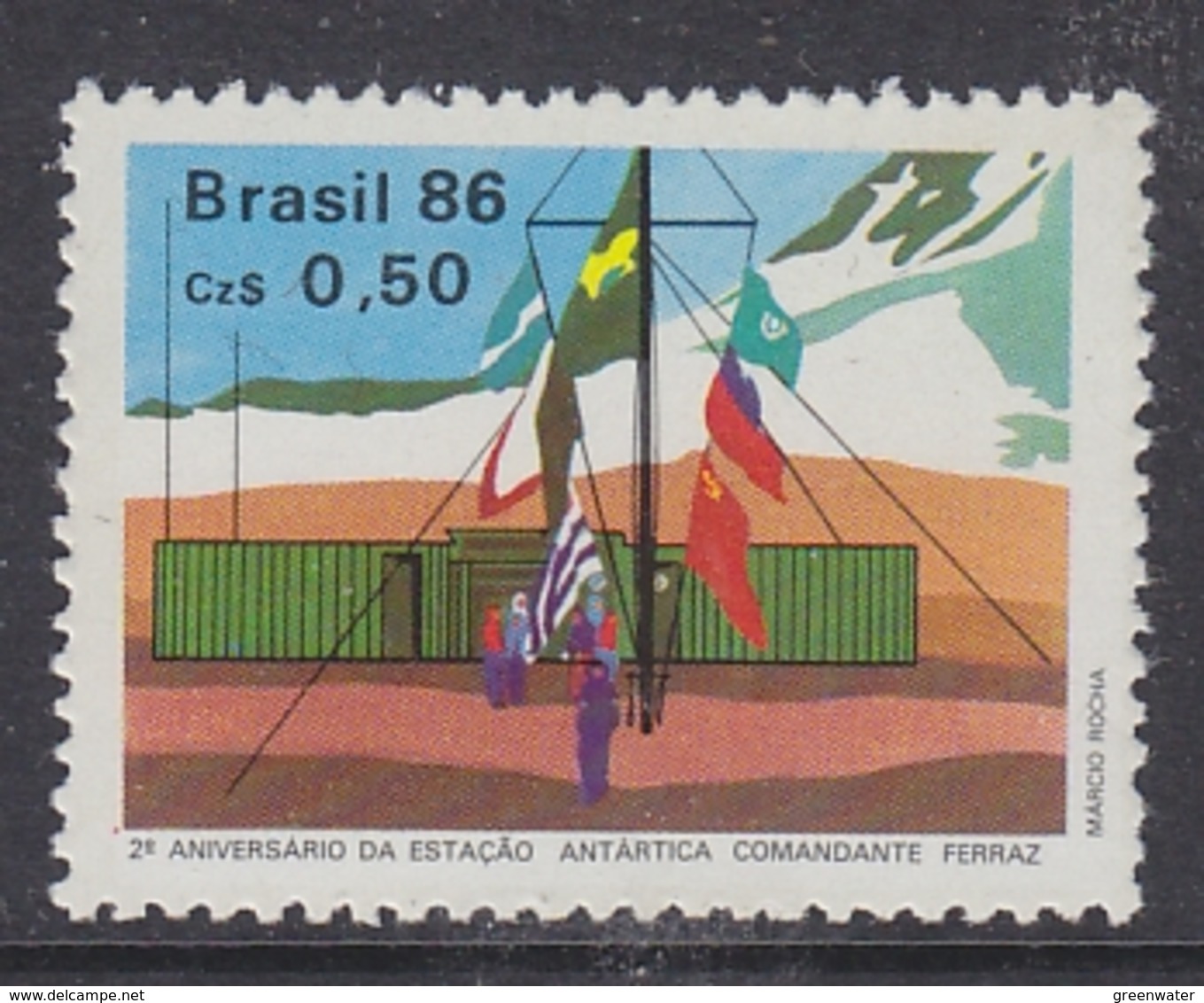 Brazil 1986 Antarctica 1v ** Mnh (40914F) - Ongebruikt