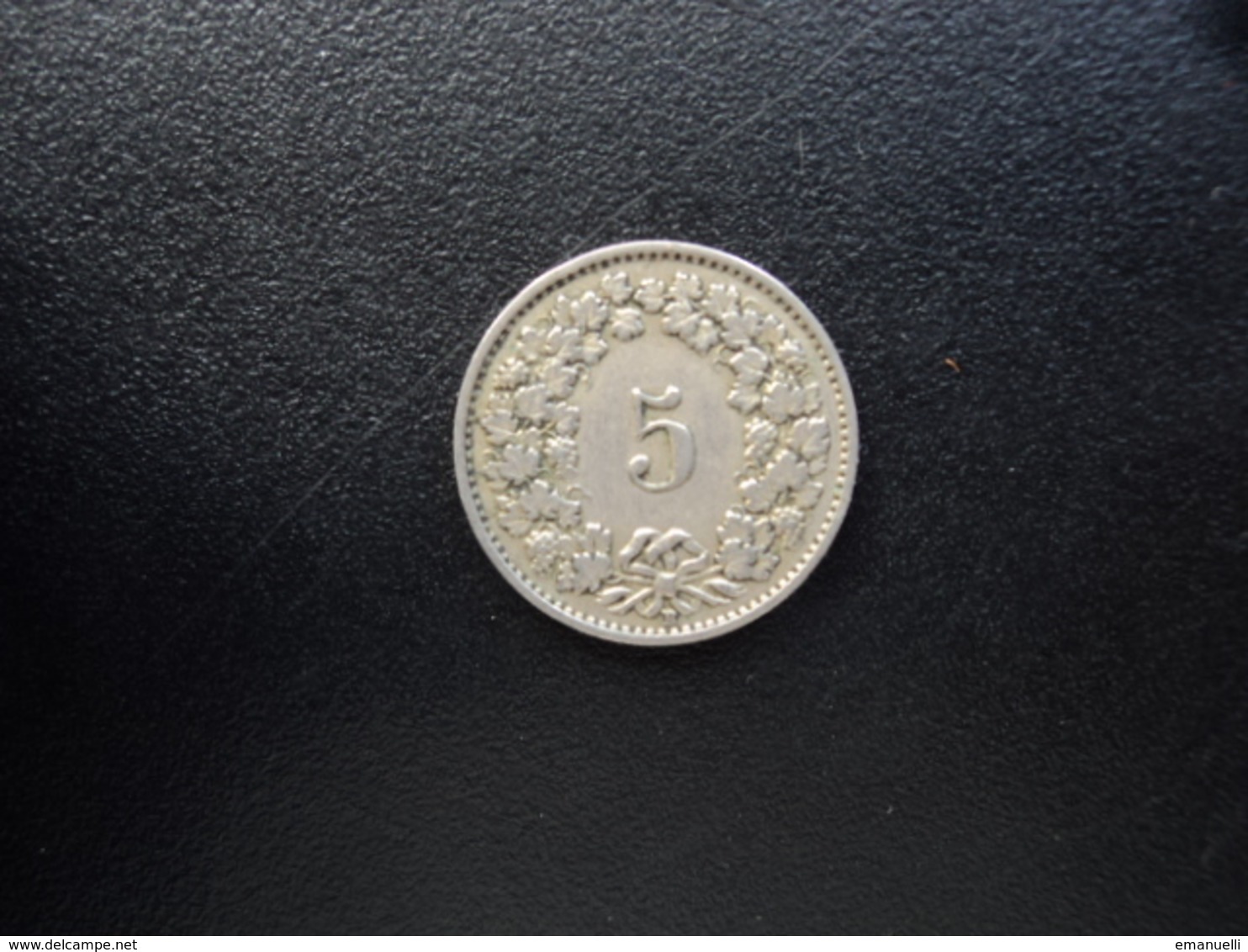 SUISSE : 5 RAPPEN    1925 B    KM 26     TTB - 5 Centimes / Rappen