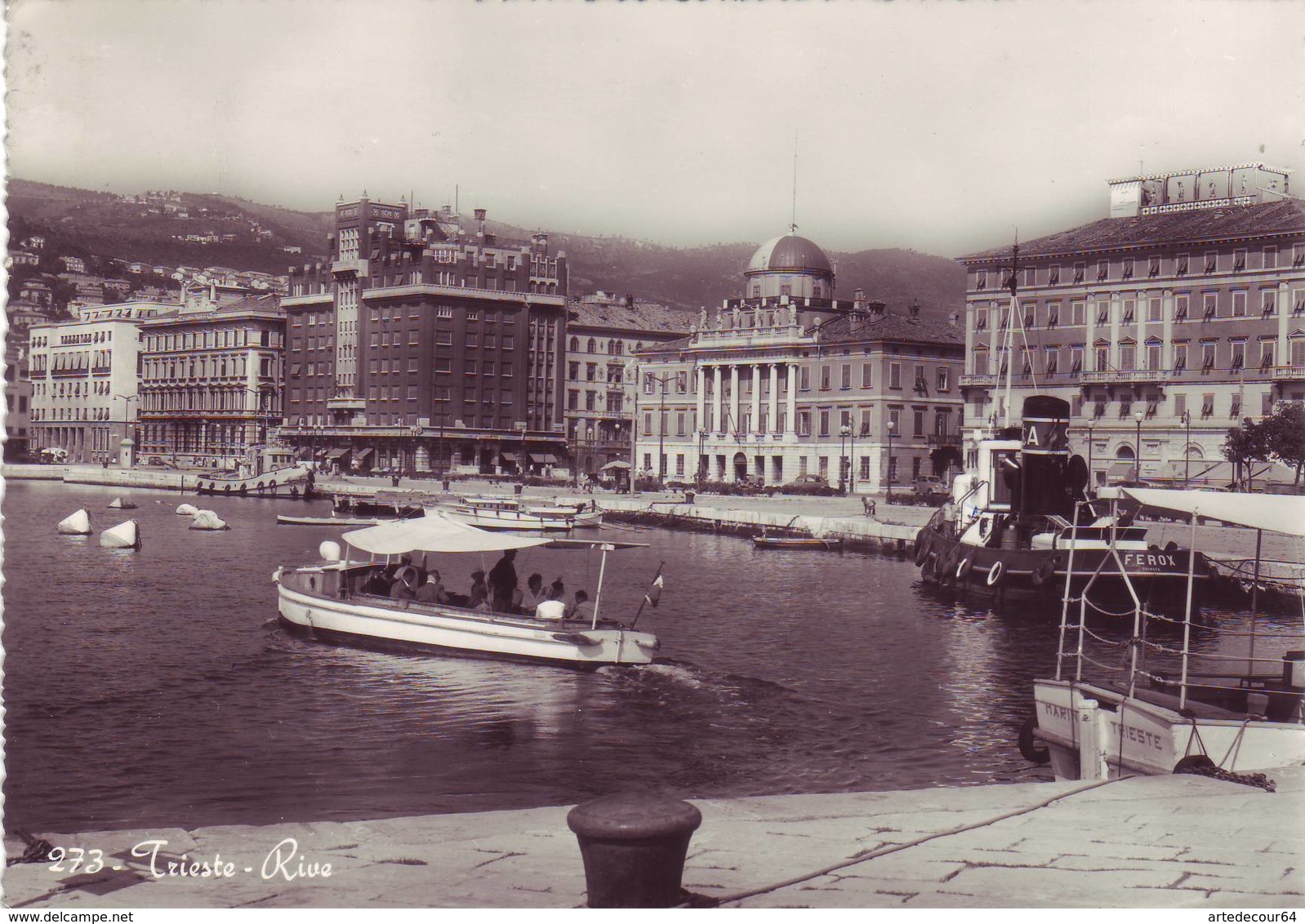 Trieste   Rive    -  Viaggiata - Trieste (Triest)