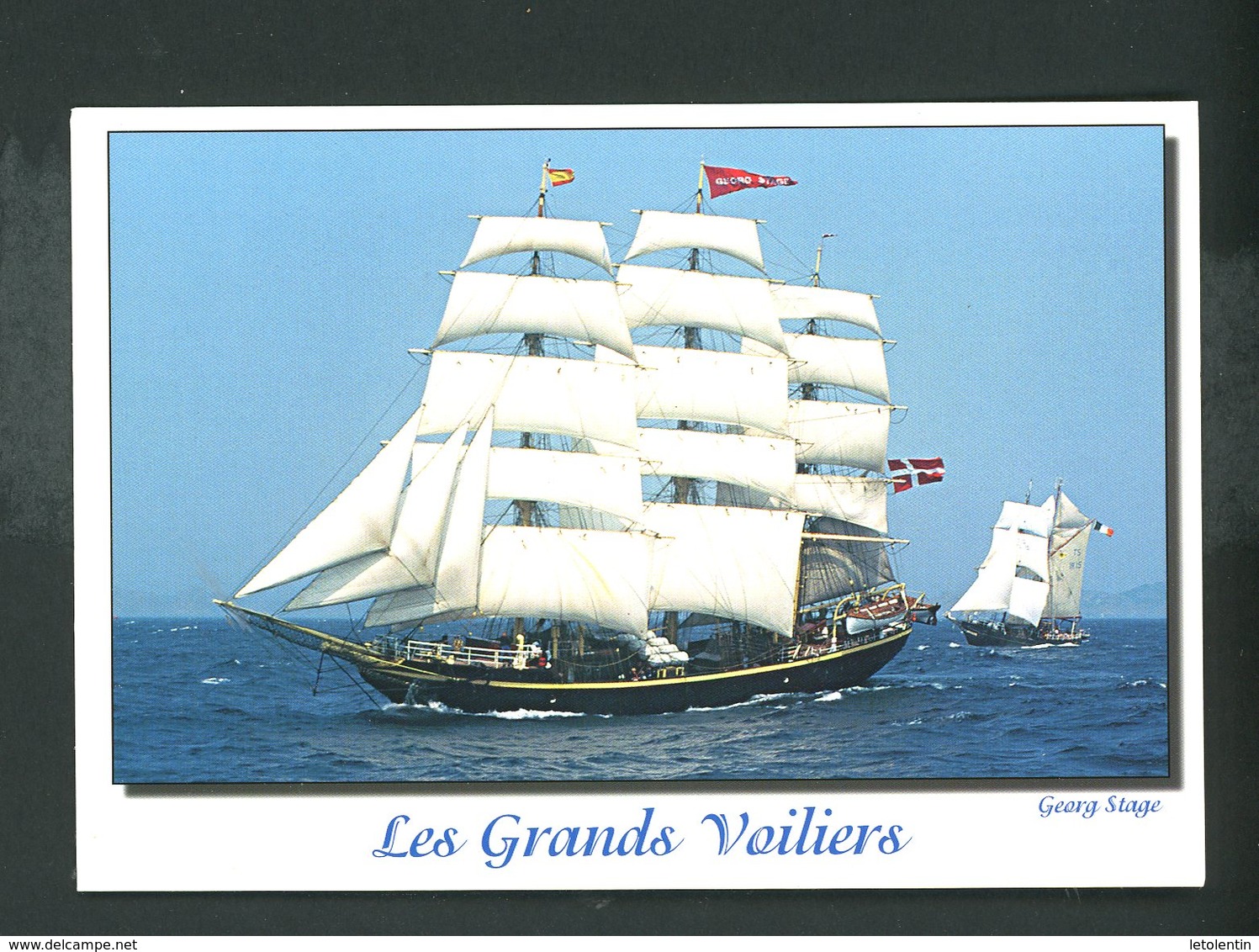 CPM:  LES GRANDS VOILIERS - "GEORG STAGE" - Segelboote