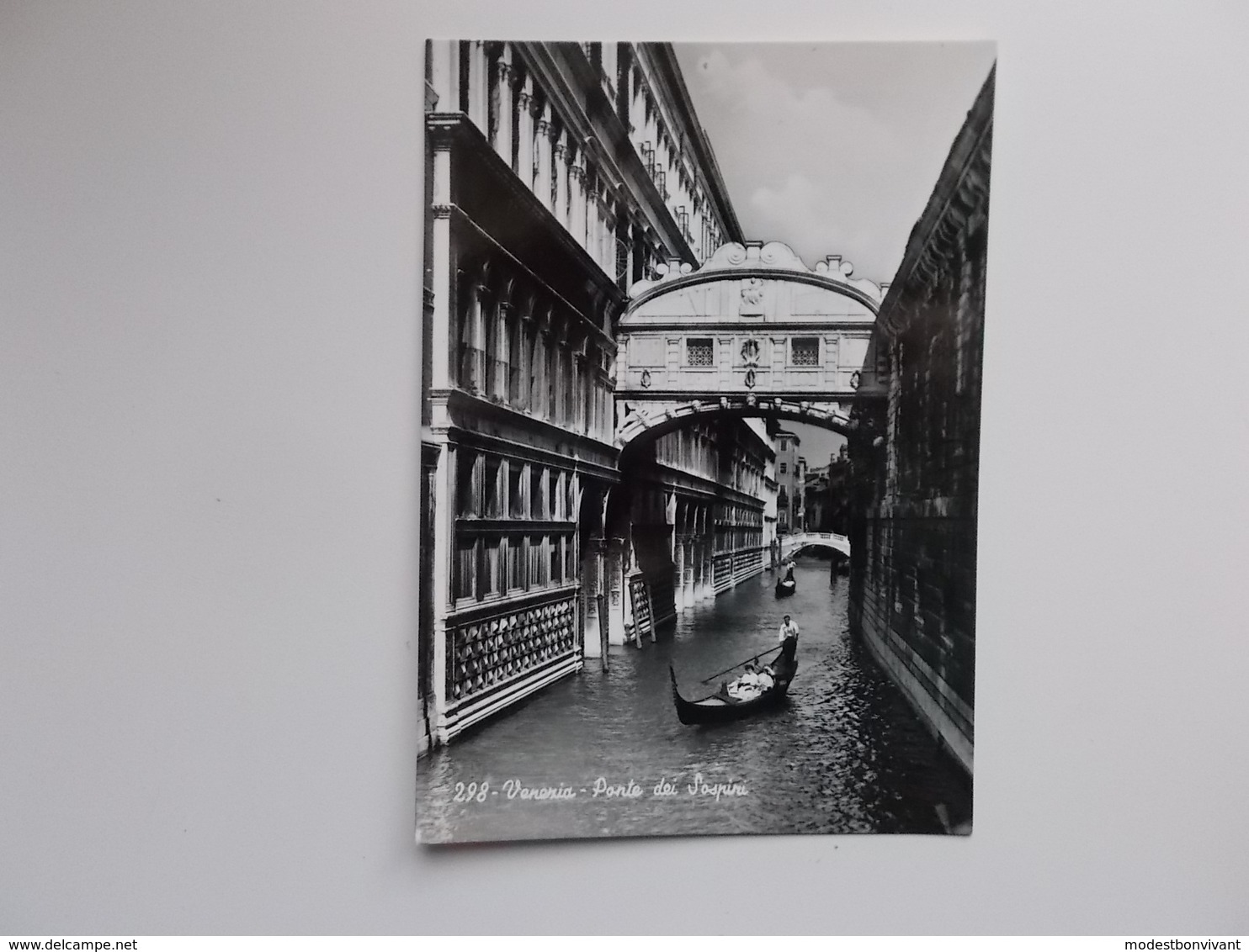 VENEZIA - Vera Fotografia , Real Photo -  Ponte Dei Sospiri , Pont Des Soupirs - Venezia (Venice)