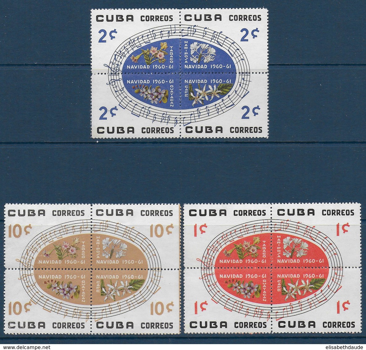 C UBA - 1960 - YVERT N° 535/546 * MLH - COTE = 82 EUR. - FAUNE ET FLORE - - Neufs