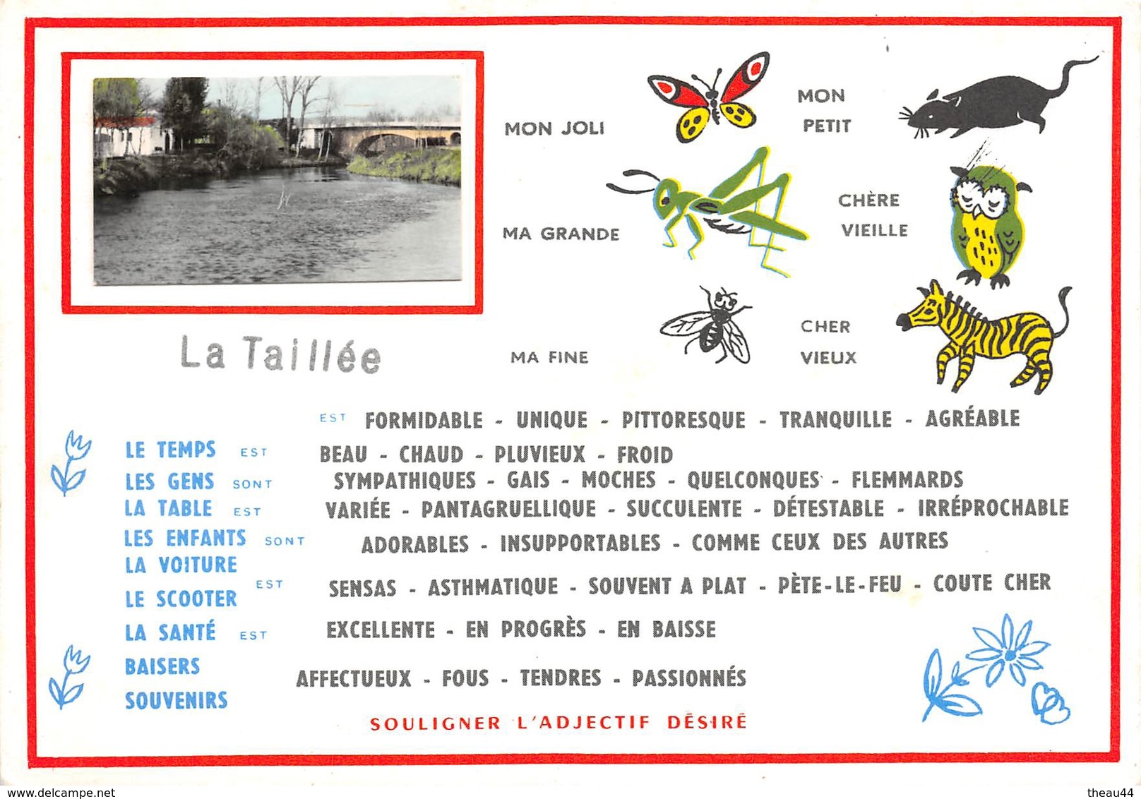 ¤¤  -  LA TAILLEE   -   Carte Fantaisie    -   ¤¤ - Autres & Non Classés