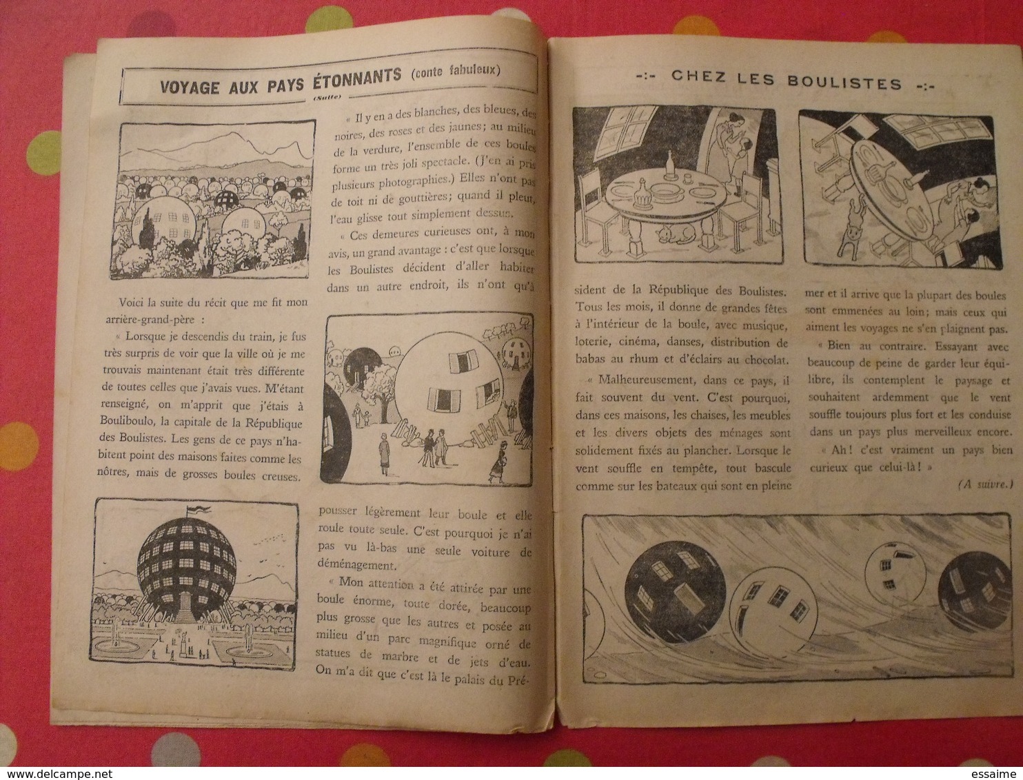 lot de 12 revues "le journal de bébé" de 1938. pouf davine rob-vel rotman rogelon pélik polydor