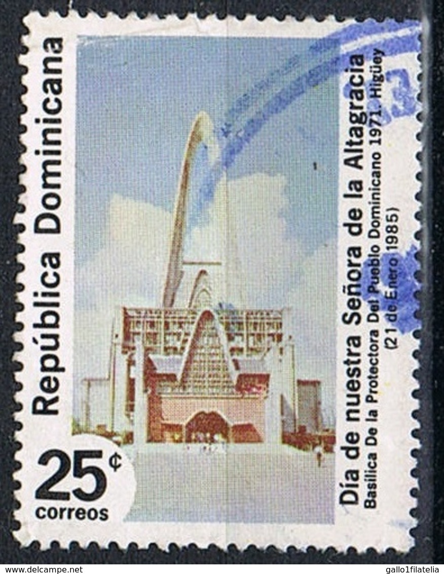 1985 - REP. DOMINICANA - BASILICA DI ALTAGRACIA - USATO / USED. - Repubblica Domenicana