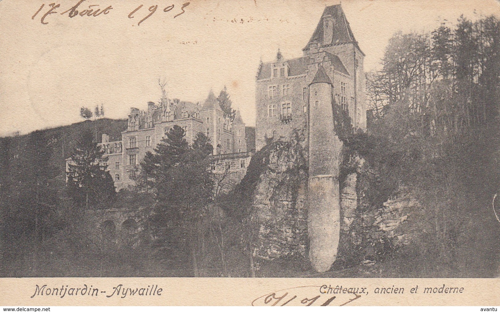 AYWAILLE / CHATEAU DE MONTJARDIN   1903 - Aywaille