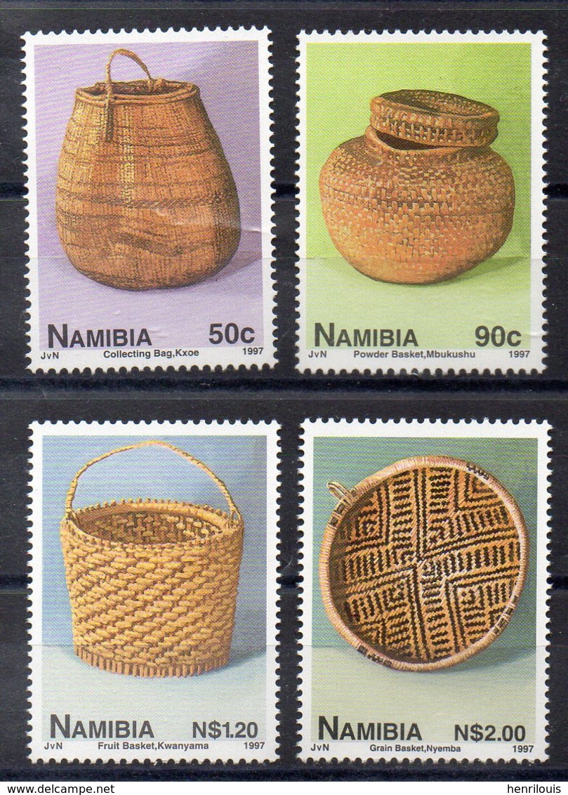 NAMIBIE  Timbres Neufs ** De 1997  ( Ref 6A )  Artisanat - Vannerie - Namibie (1990- ...)