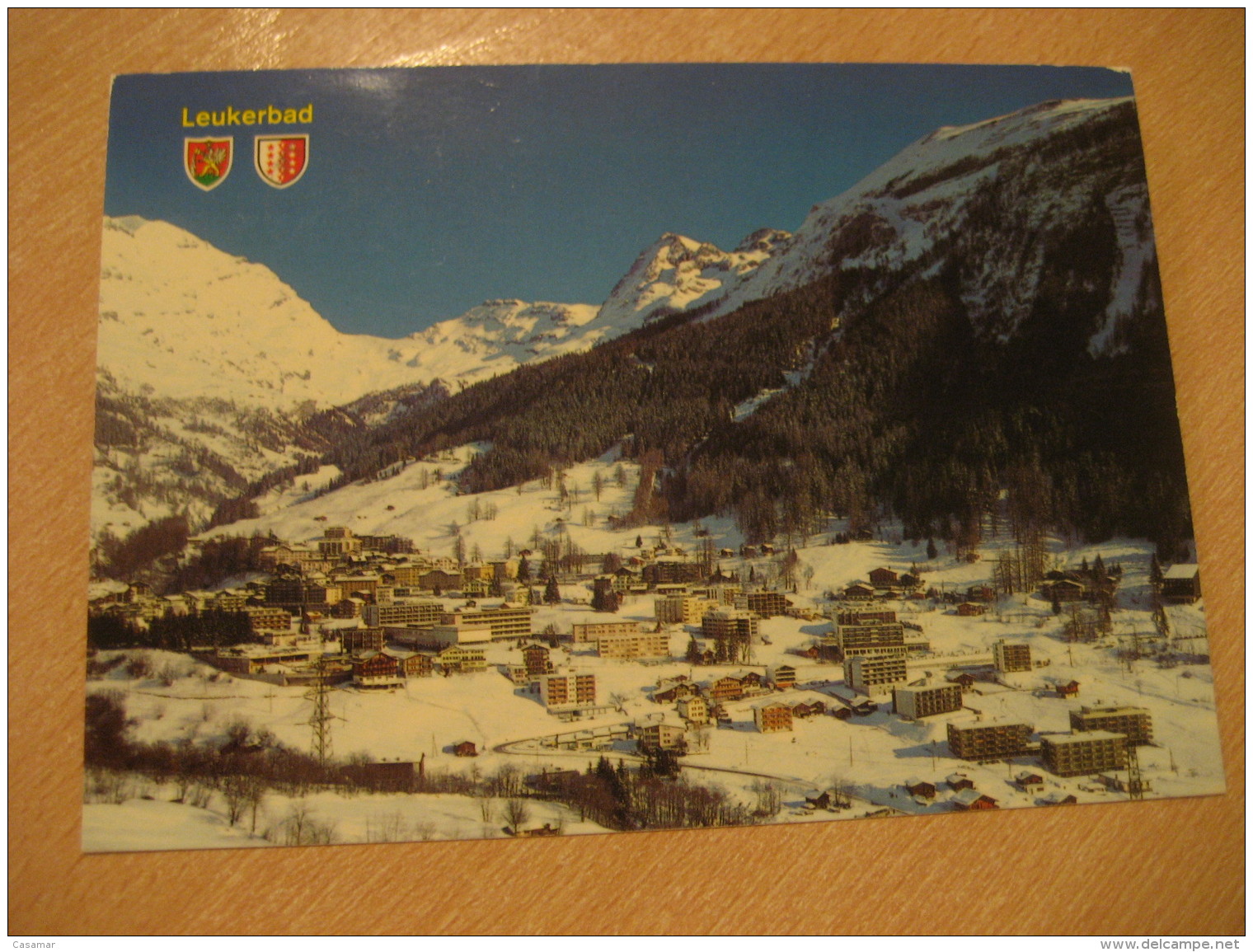 LEUKERBAD Balmhorn Gitzifurgge Ferdenrothorn LOECHE-LES-BAINS Thermal Health Cancel Post Card Valais Leuk Switzerland - Ferden