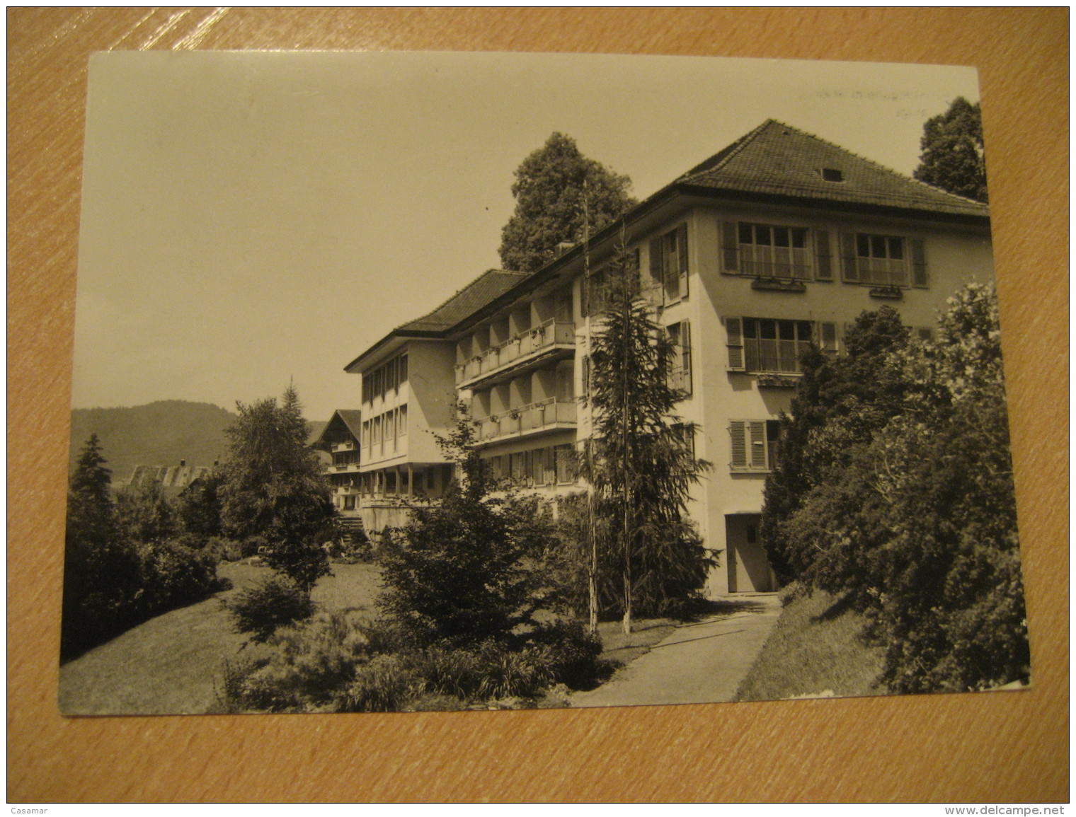 UNTERAGERI Erholungsheim St. Anna Kurort Spa Thermal Health Cancel Post Card Zug Switzerland - Zoug