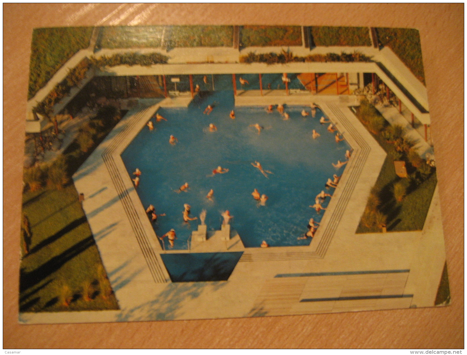 ZURZACH Thermalquelle Pool Thermalbad Kurort Spa Thermal Health Cancel Post Card Aargau Switzerland - Zurzach