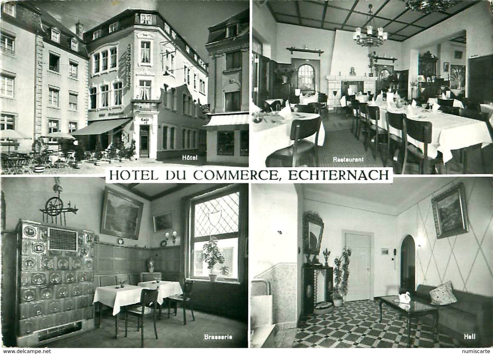 Cpm ECHTERNACH - Hôtel Restaurant Du Commerce - Propr. A Bourscheld - Tockert - Echternach