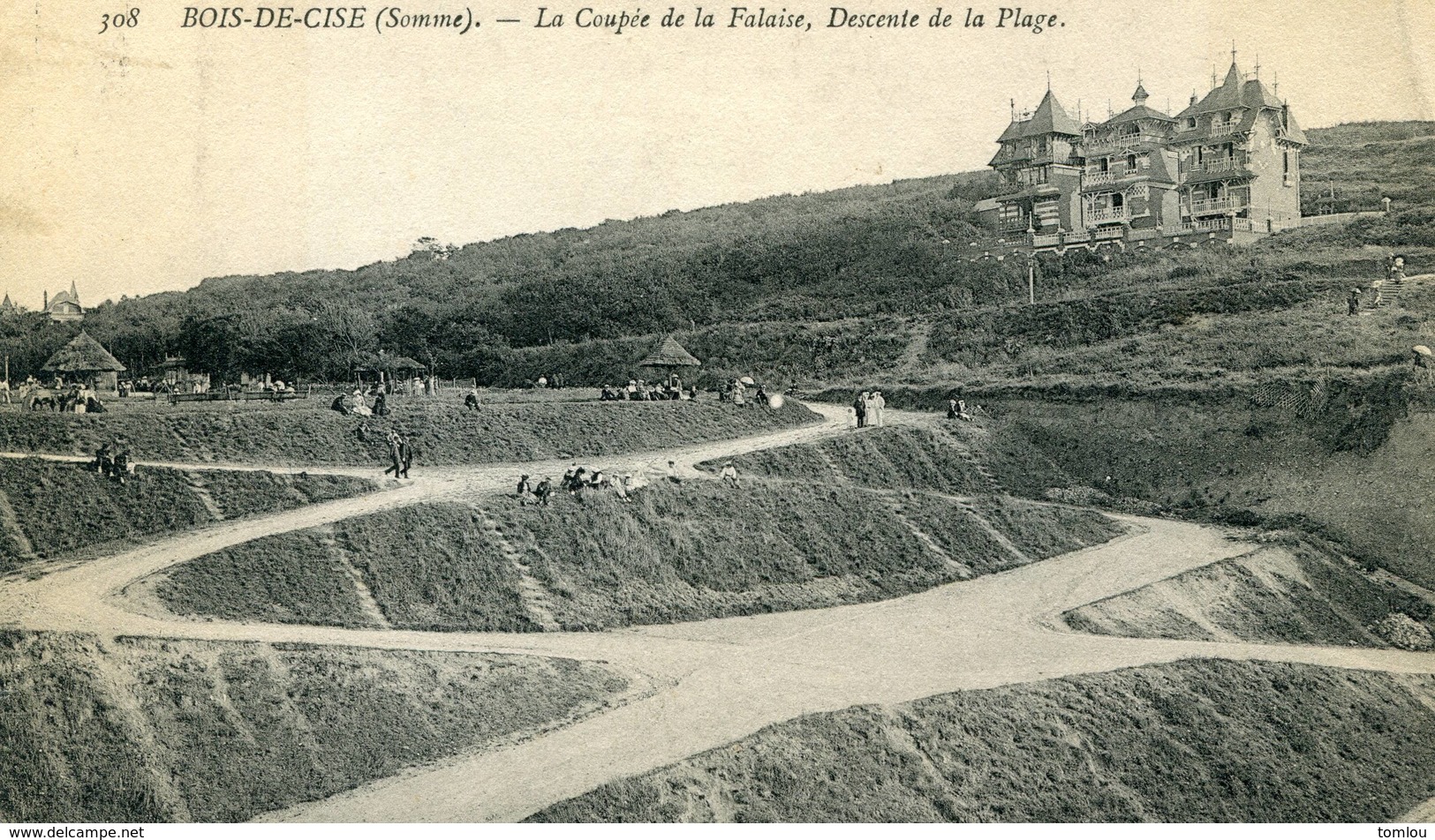 BOIS DE  CISE La Coupée De La Falaise 1918 - Bois-de-Cise