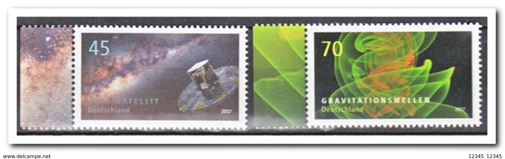 Duitsland 2017, Postfris MNH, MI 3347-48, Astrophysics - Ongebruikt