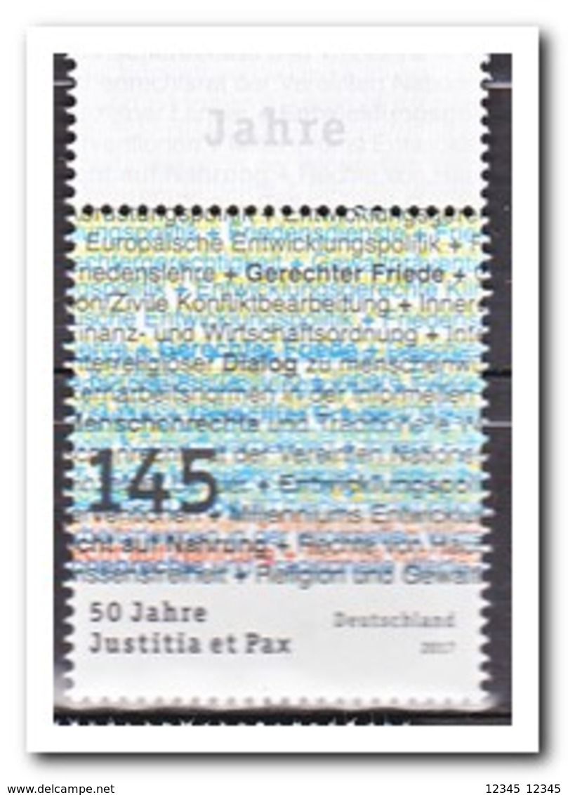 Duitsland 2017, Postfris MNH, MI 3339, 50 Years Justitia Et Pax - Unused Stamps