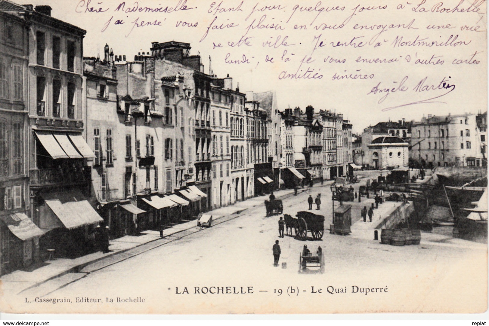 LA ROCHELLE  LE QUAI DUPERRE - La Rochelle