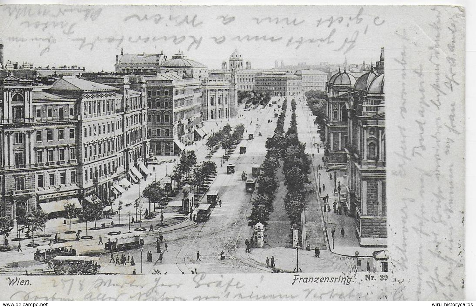 AK 0052  Wien - Franzensring Um 1905 - Ringstrasse