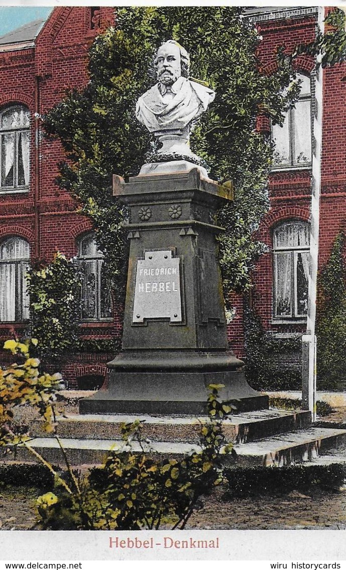 AK 0052  Wesselburen - Hebbel-Denkmal Um 1935 - Büsum