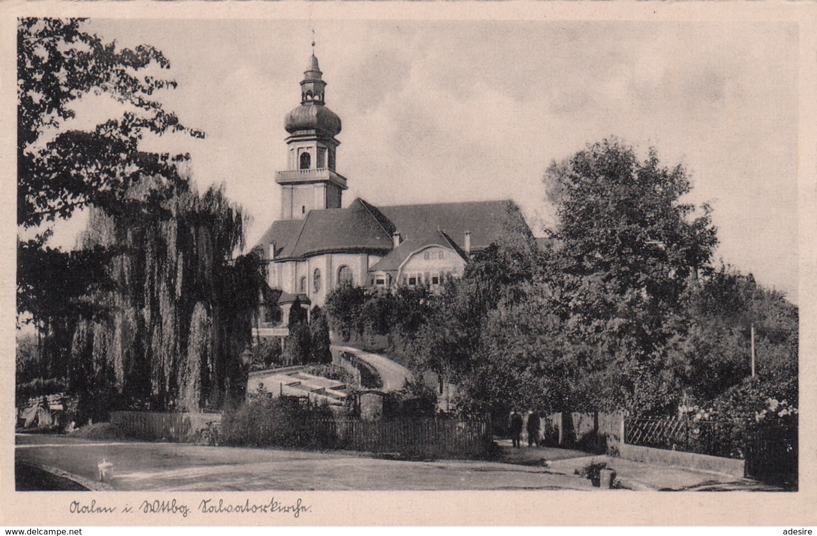 AALEN I.Wttbg., - Kirche, Fotokarte 193? - Aalen