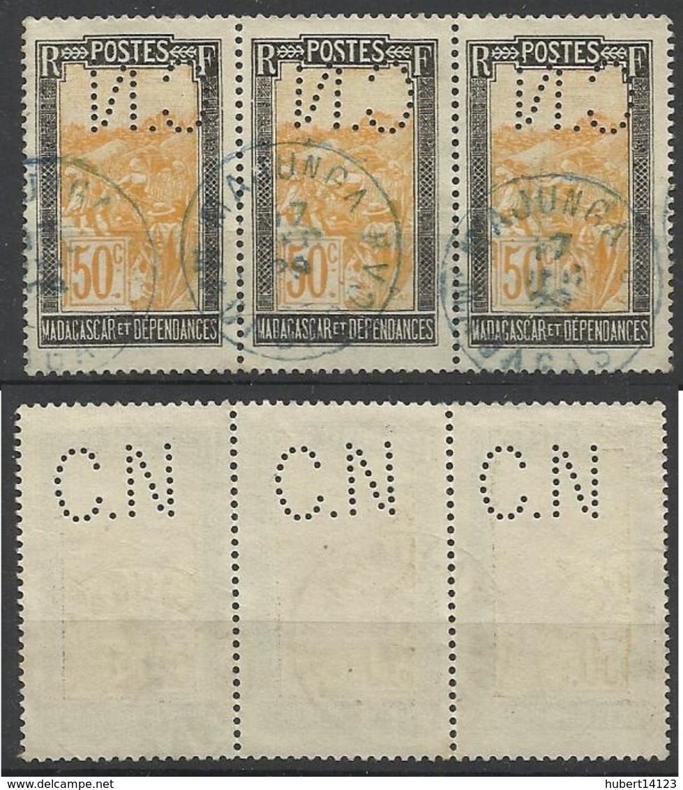 Colonie MADAGASCAR N° 139 CN 2 Indice 3 Perforé Perforés Perfins Perfin - Autres & Non Classés