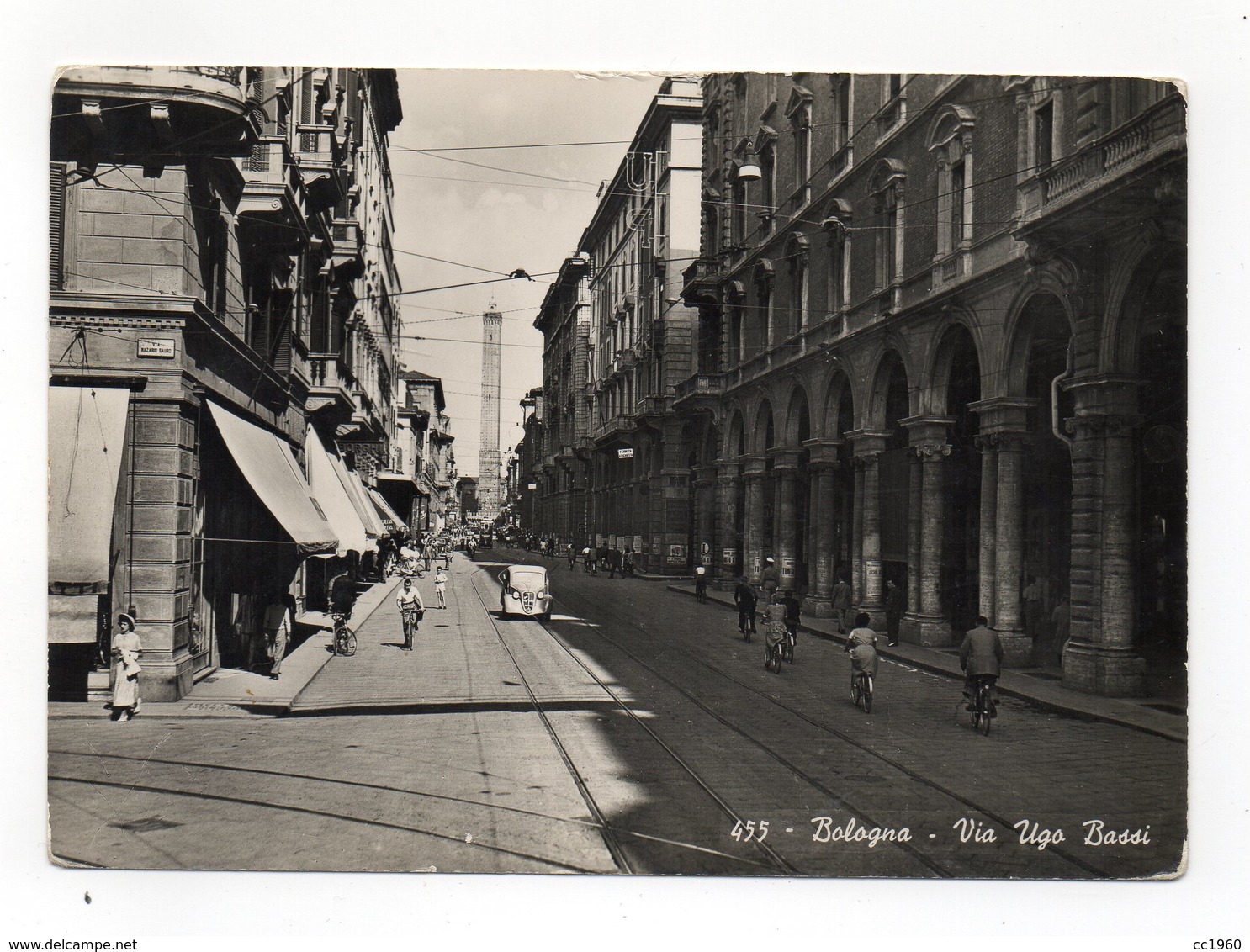 Bologna - Via Ugo Bassi - Animata - Non Viaggiata - (FDC12473) - Bologna