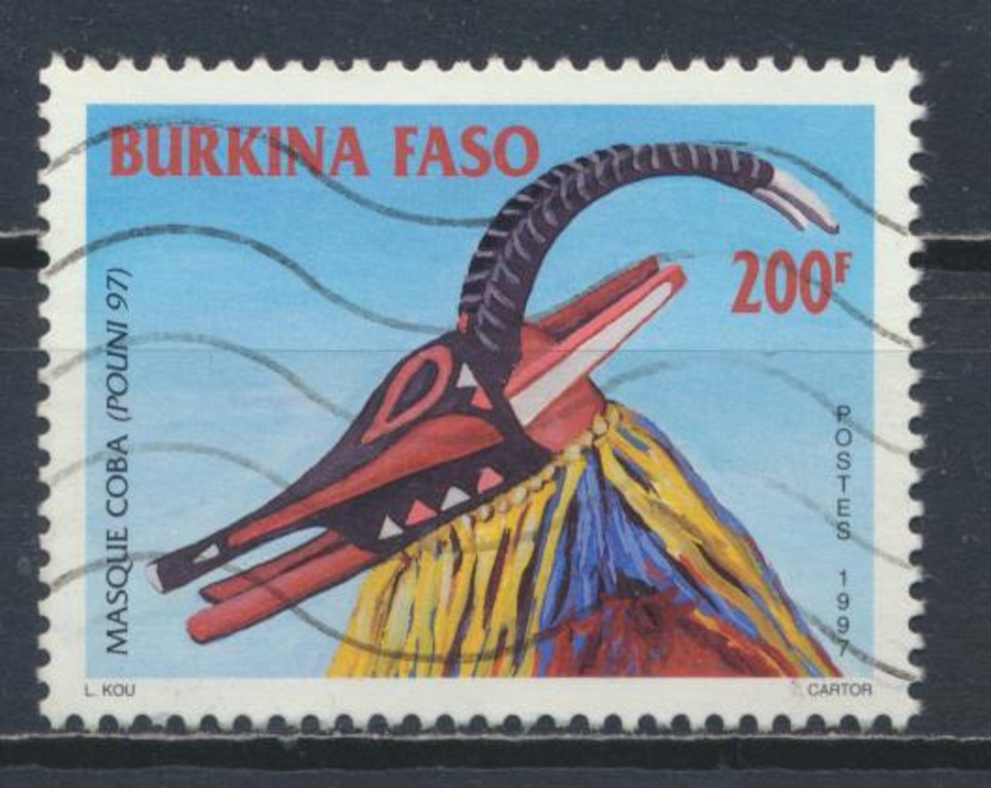 °°° BURKINA FASO - Y&T N°1002R - 1997 °°° - Burkina Faso (1984-...)