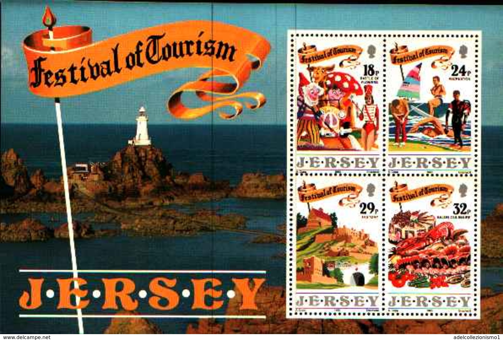 72582) JERSEY FESTIVAL DEL TURISMO BF.  MNH** - Jersey