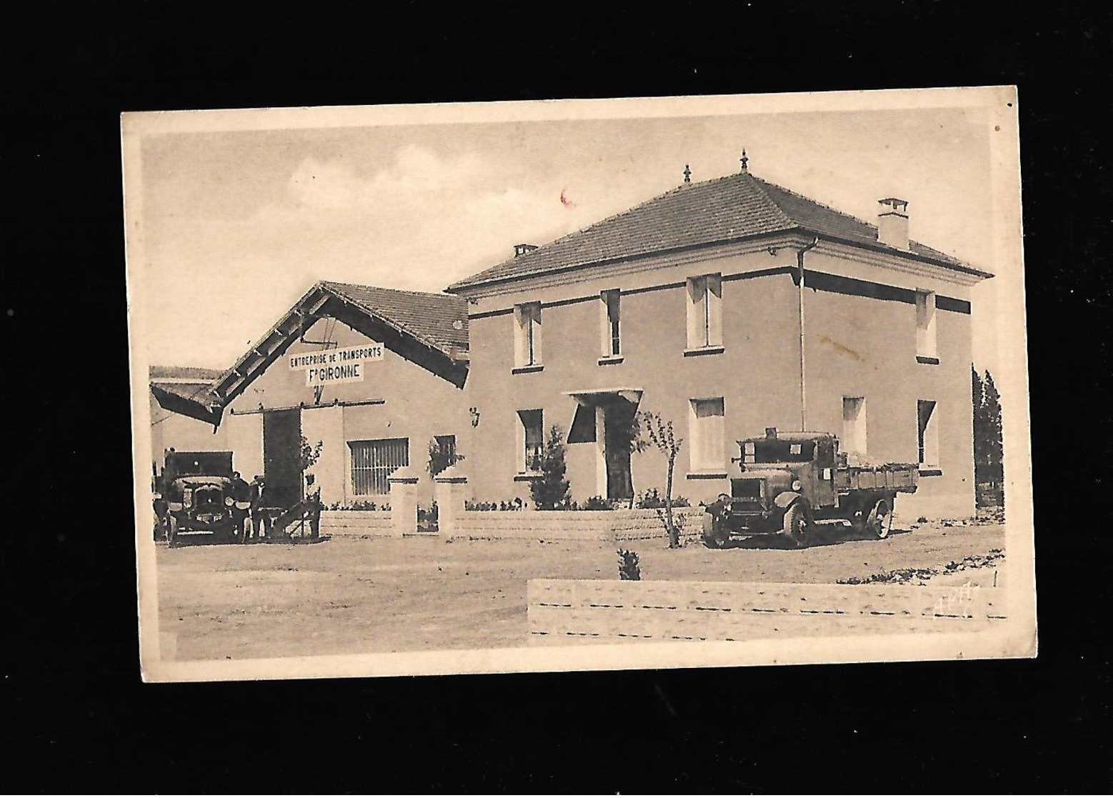 C.P.A. D UNE ENTREPRISE DE TRANSPORTS A BOLLENE LA CROISIERE 84 - Autres & Non Classés