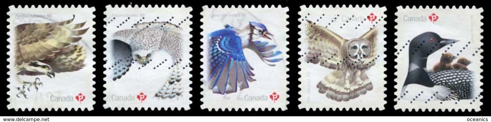 Canada (Scott No.3018-22 - Oiseaux / Birds) (o) Set - Gebruikt