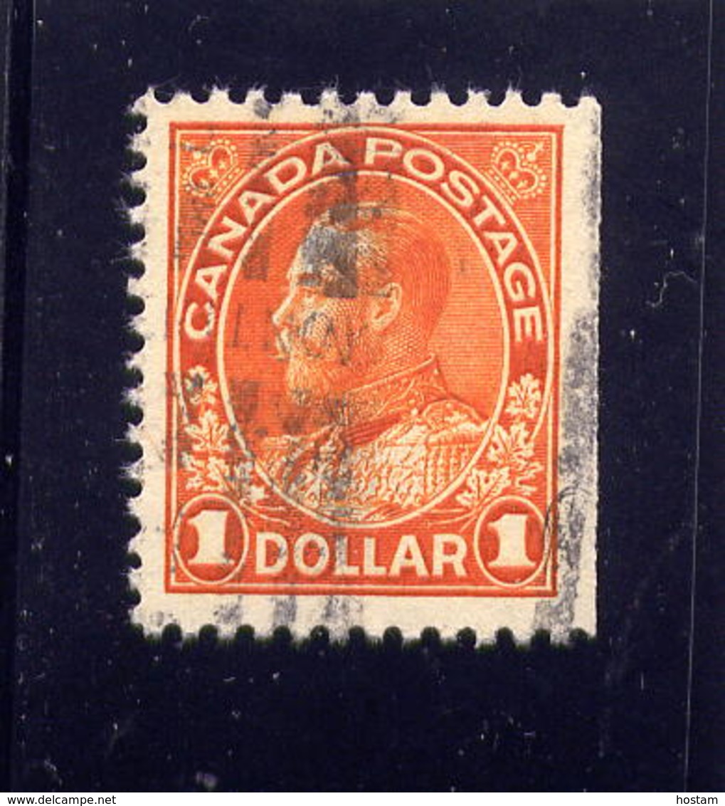 CANADA 1925 # 122, USED,   ADMIRAL ISSUE, 1 Dollar ,WYSIWYG - Oblitérés