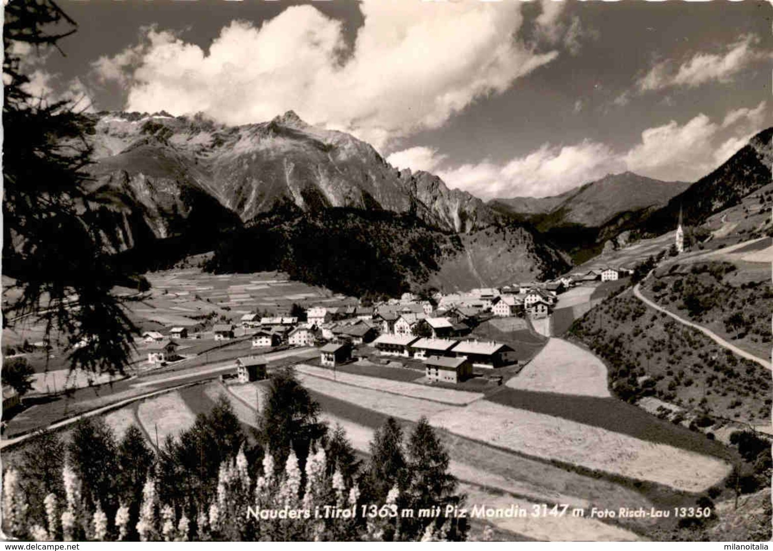 Nauders In Tirol Mit Piz Mondin (13350) * 14. 6. 1960 - Nauders